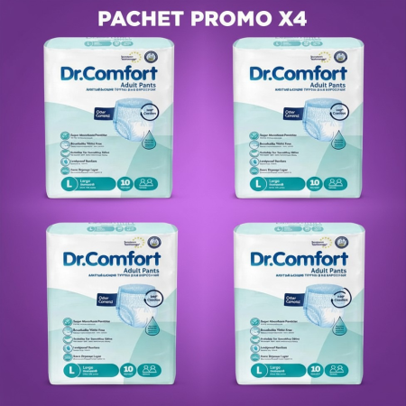 Pachet Promo Scutece Chilot Dr. Comfort L (4x30 buc)