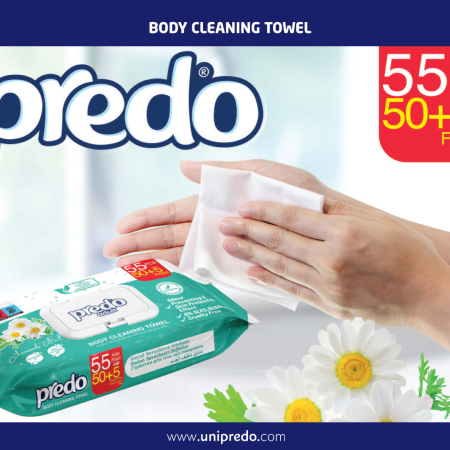 Servetele umede pentru adulti Predo 50 buc/pach+5 gratis