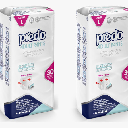 Pampers/Pachet 120 buc Scutece Chilot Predo L, 9 picaturi (2.58 lei/buc)
