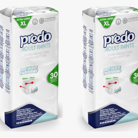 Pachet Promo Scutec pentru adulți Predo tip chilot 30 buc/set marimea XL,120-170 cm,4 set,10 picaturi