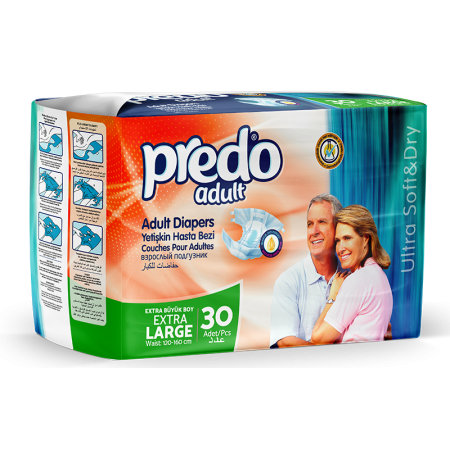 Scutec pentru adulți Predo cu velcro 30 buc/set Marimea XL 120x170 cm,10 picaturi