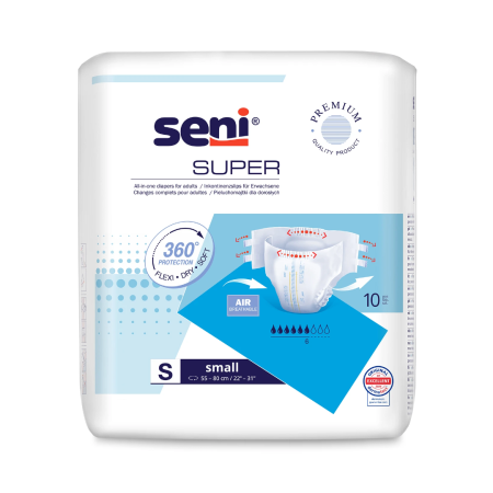 Seni Super Small scutece incontinenţă 10 buc/set