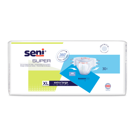 Seni Super ,Extra Large ,scutece incontinenţă 30 buc/set
