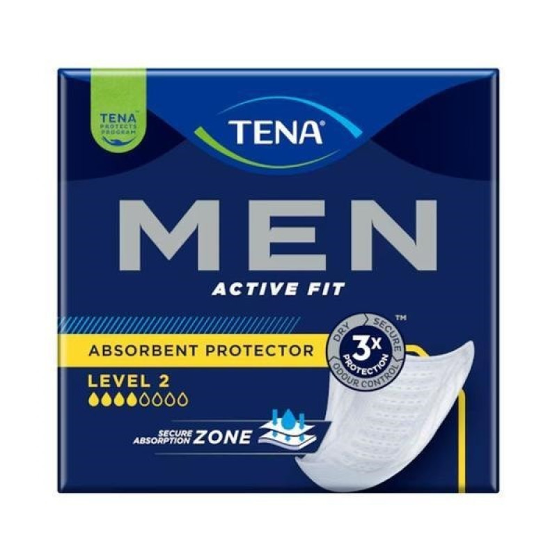 TENA Men Level 2 10-pack – absorbante pentru bărbați