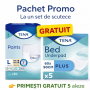 Pachet Promo TENA – Scutece tip chilot 30 buc + 5 aleze GRATUIT
