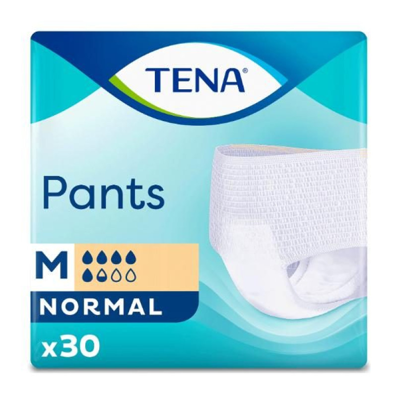 Chiloți absorbanți pentru adulți TENA Pants Normal M 30 buc