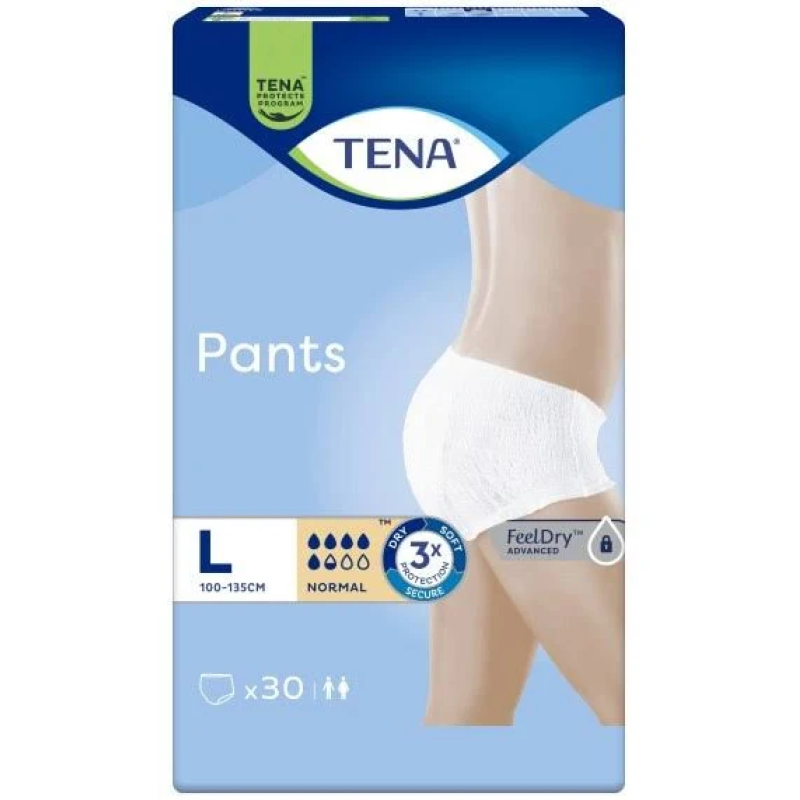  scutece tip chilot tena pants normal mărimea l 30 bucati pachet economic