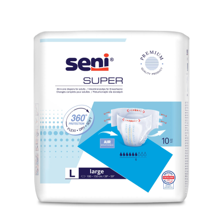 Seni Super Large scutece incontinenţă 10 buc/set