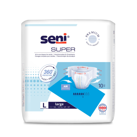 Seni Super Large scutece incontinenţă 10 buc/set