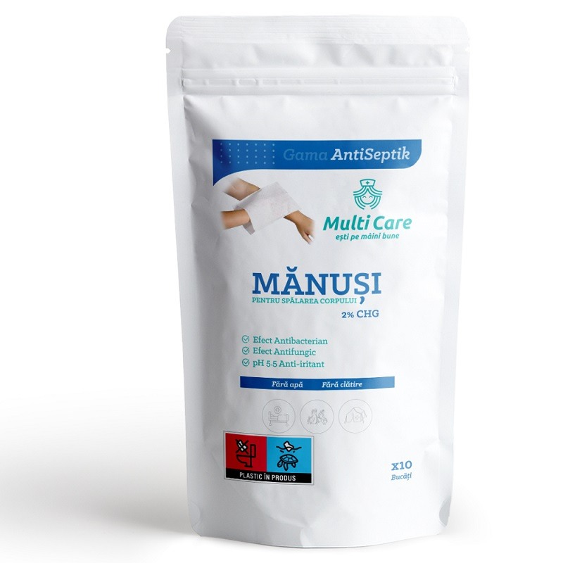 Manusi pentru Spalarea Corpului Confort, 10 bucati, Multi Care Manusi pentru Spalarea Corpului Confort, 10 bucati, Multi Care