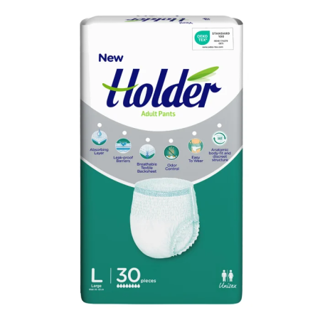 Scutece chilot Holder, adulti, marimea L, talie 95-125cm, 30 buc