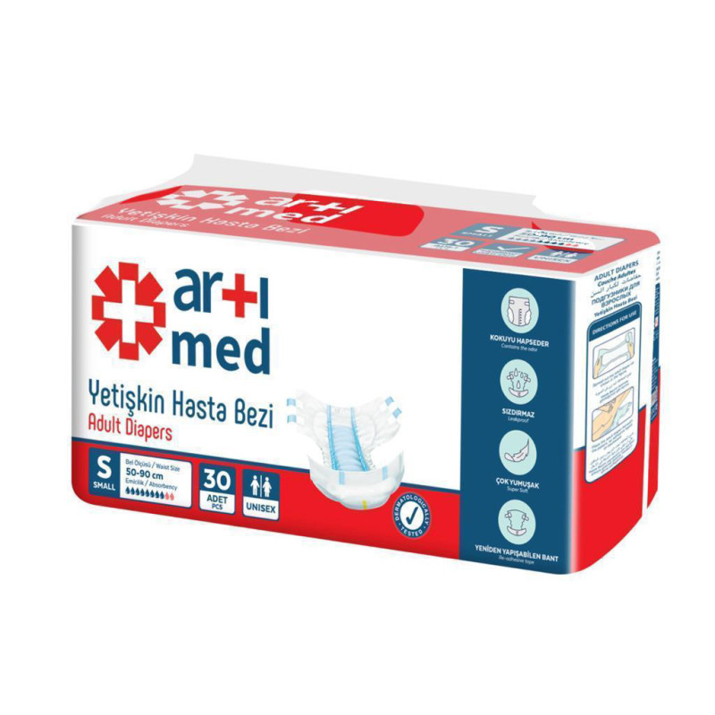 Scutece pentru adulti Artimed 30 buc - Small (S) Scutece pentru adulti Artimed 30 buc - Small (S)