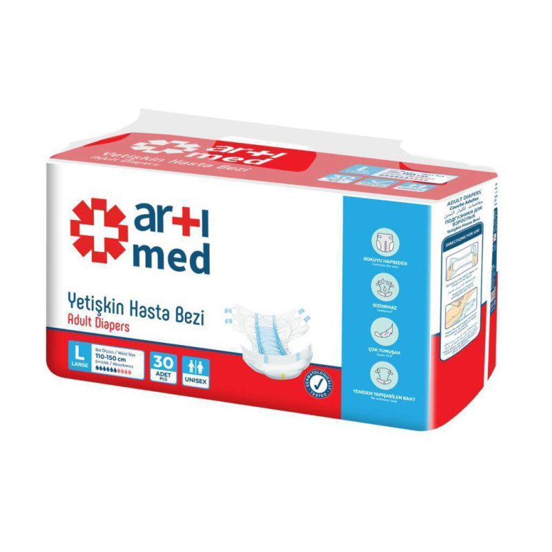 Scutece pentru adulti Artimed 30 buc - Large (L) Scutece pentru adulti Artimed 30 buc - Large (L)