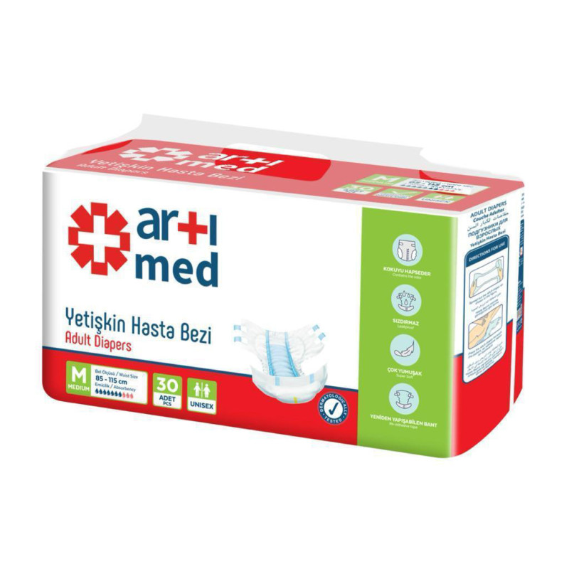 Scutece pentru adulti Artimed 30 buc - Medium (M) Scutece pentru adulti Artimed 30 buc - Medium (M)