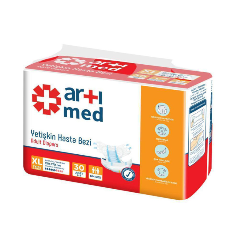 Scutece pentru adulti Artimed 30 buc - Extra Large (XL) Scutece pentru adulti Artimed 30 buc - Extra Large (XL)